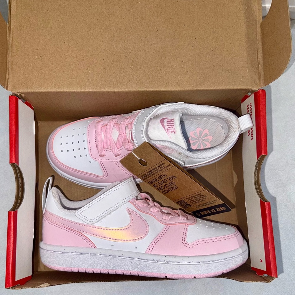 Nike Kids Shoes in Pink and White
